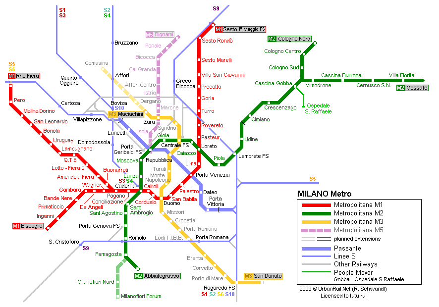 Копенгаген метро схема