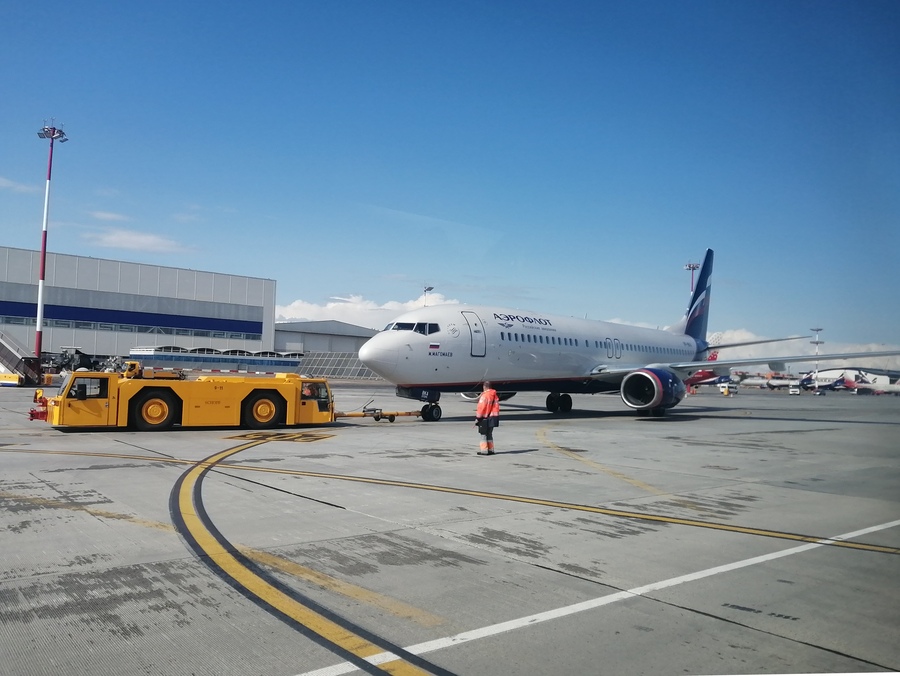  Boeing 737-800 VP-BKA «Муслим Магомаев» авиакомпании «Аэрофлот» в аэропорту Шереметьево. Фото: wikimedia/Апатинаити