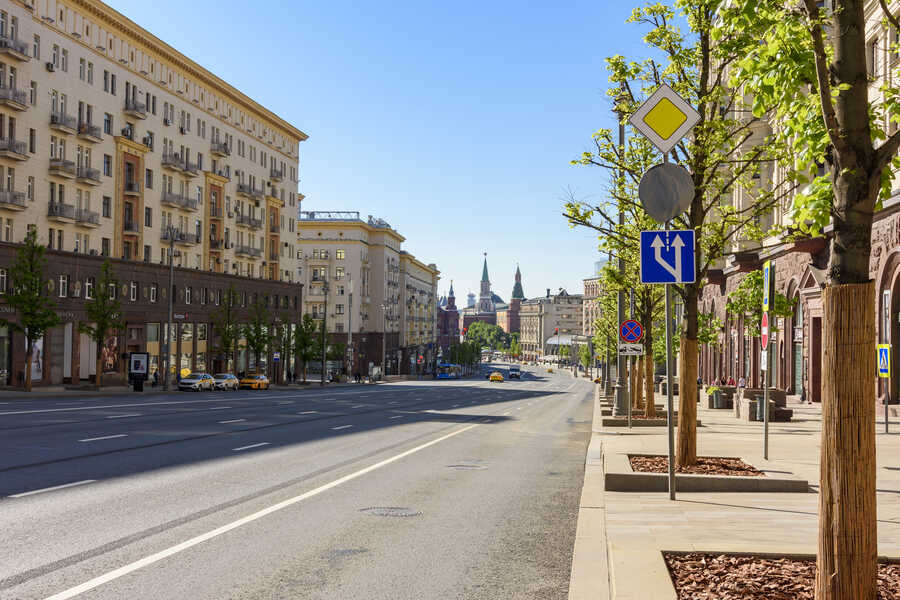 Тверская улица москва фото