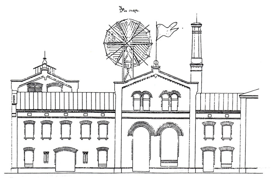  Пивоваренный завод Альберта Суркова, план, 1891 год. Фото: wikimedia/В.А. Никитин - Гос. Архангельский Архив 