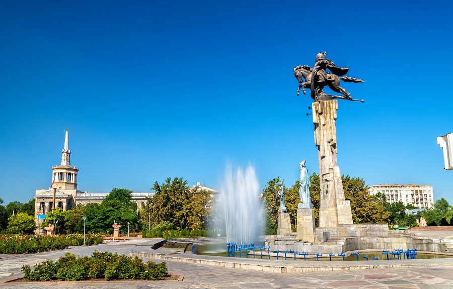 Памятник конному спорту, Бишкек