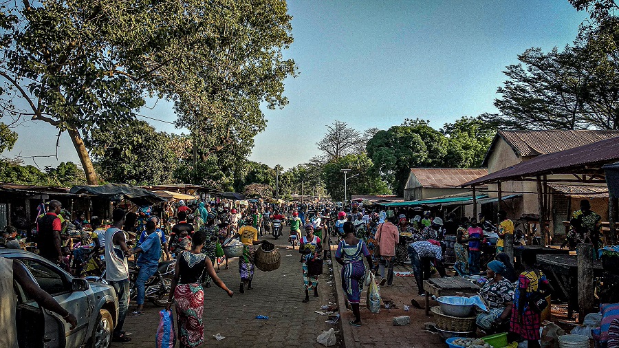 Рынок в Бенине