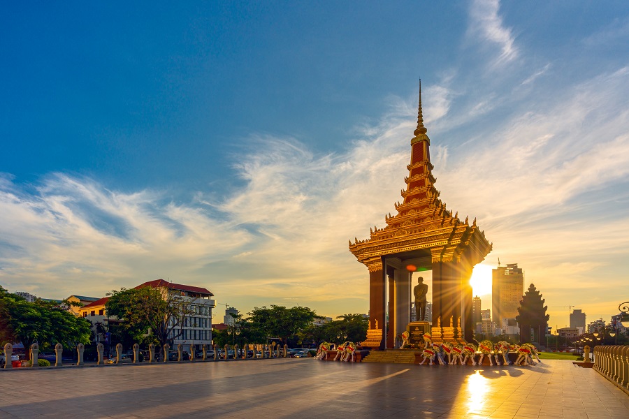 Statue of King Father Norodom Sihanouk, Мемориал Нородома Сианука