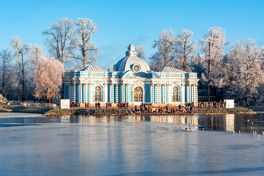  Павильон «Грот» в Екатерининском парке, Пушкин 