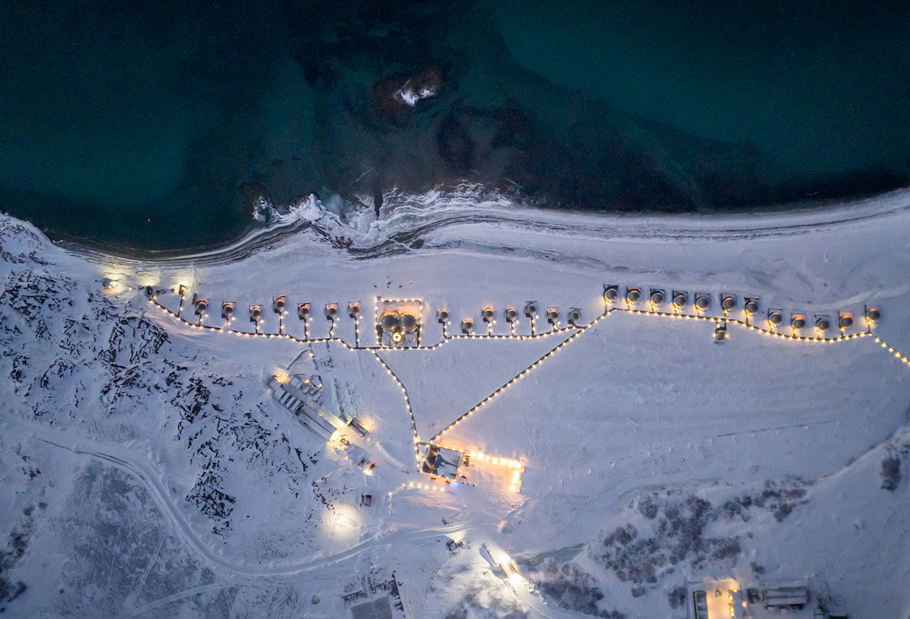 Вид на отель сверху