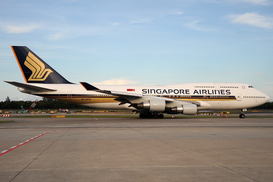 Последний Boeing B747-400, поставленный авиакомпании Singapore Airlines, 2001 год. Фото: Singapore Airlines