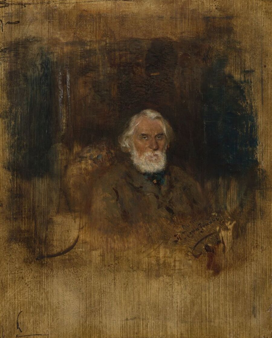 «Портрет писателя Ивана Сергеевича Тургенева», Иван Похитонов, 1883 год. Дерево, масло. Фото Третьяковская галерея