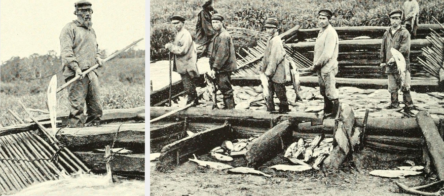  Рыбаки на Камчатке, 1904 год. Фото: flickr/Internet Archive Book Images, Elim Demidov