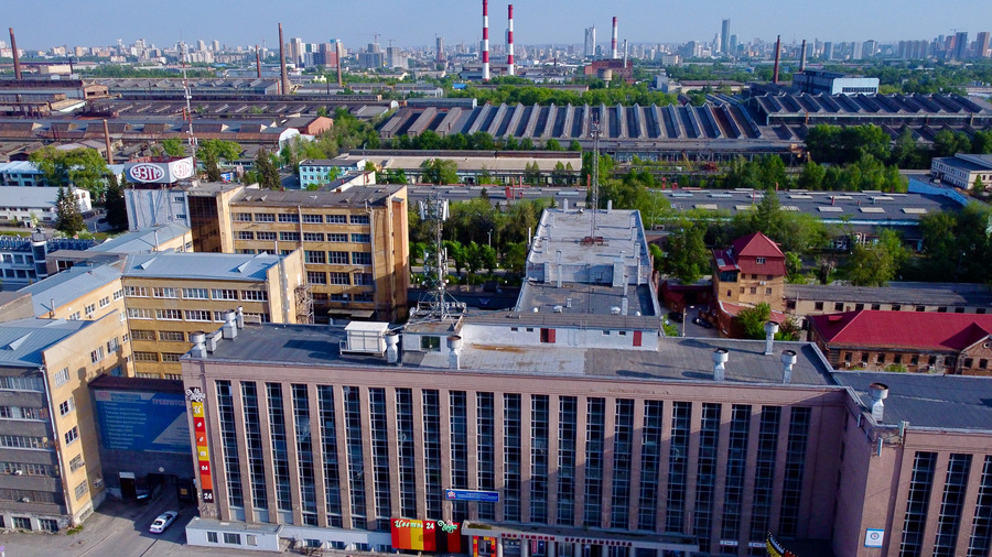 Постройки Уралмашзавода в Екатеринбурге. Фото: wikimedia/Vyacheslav Bukharov