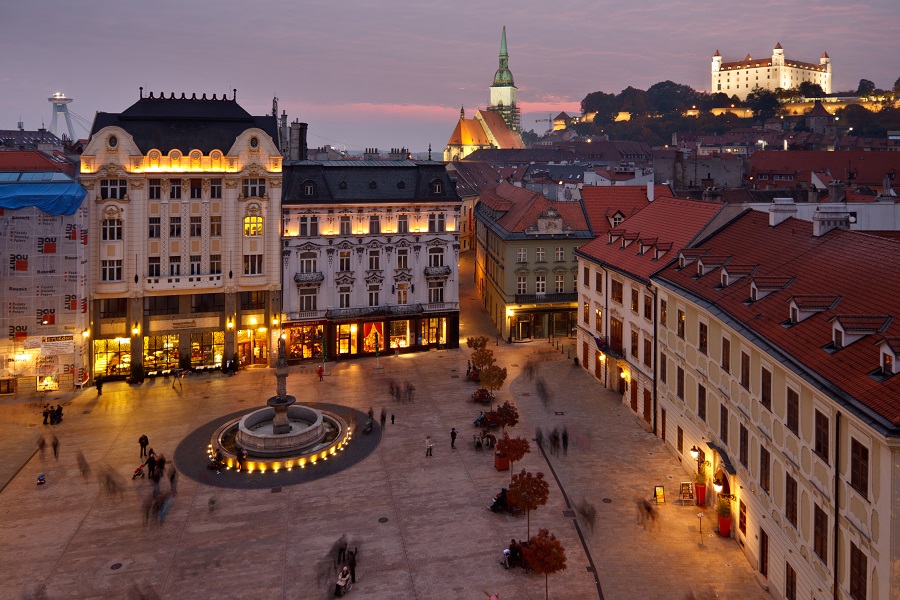 Вид на Братиславский Град