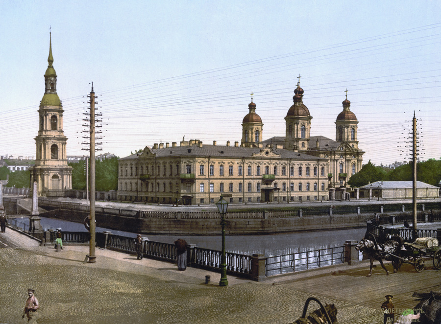  Николо-Богоявленский морской собор в Санкт-Петербурге, 1890–1900 годы. Фото: wikimedia/неизвестный автор