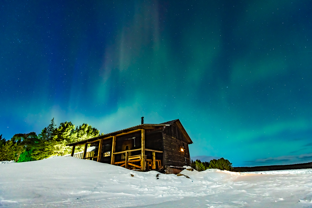 Северное сияние в Мурманской области