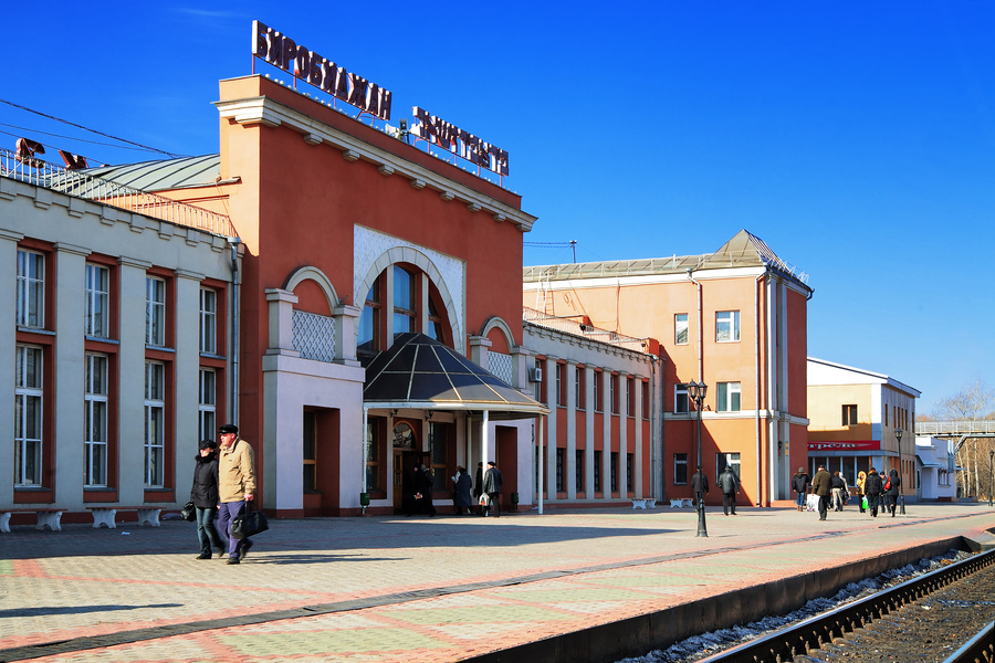 Вокзал в Биробиджане