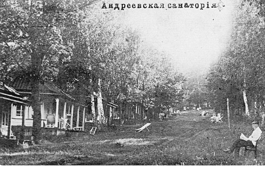 Андреевская кумысолечебница, а с 1920-х годов Кумысолечебный санаторий имени А. П. Чехова в Альшеевском районе Республики Башкортостан. Чехов тут  поправлял здоровье в 1901-м, фото того же года. Фото:  wikimedia/неизвестный автор