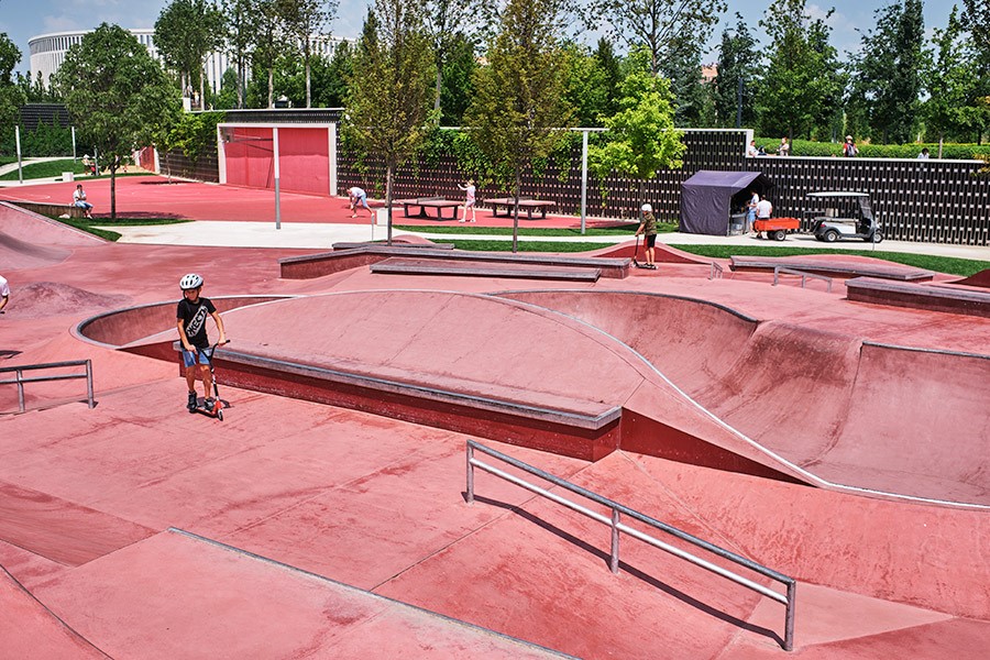  Скейт-парк в Вишняковском сквере, Краснодар 