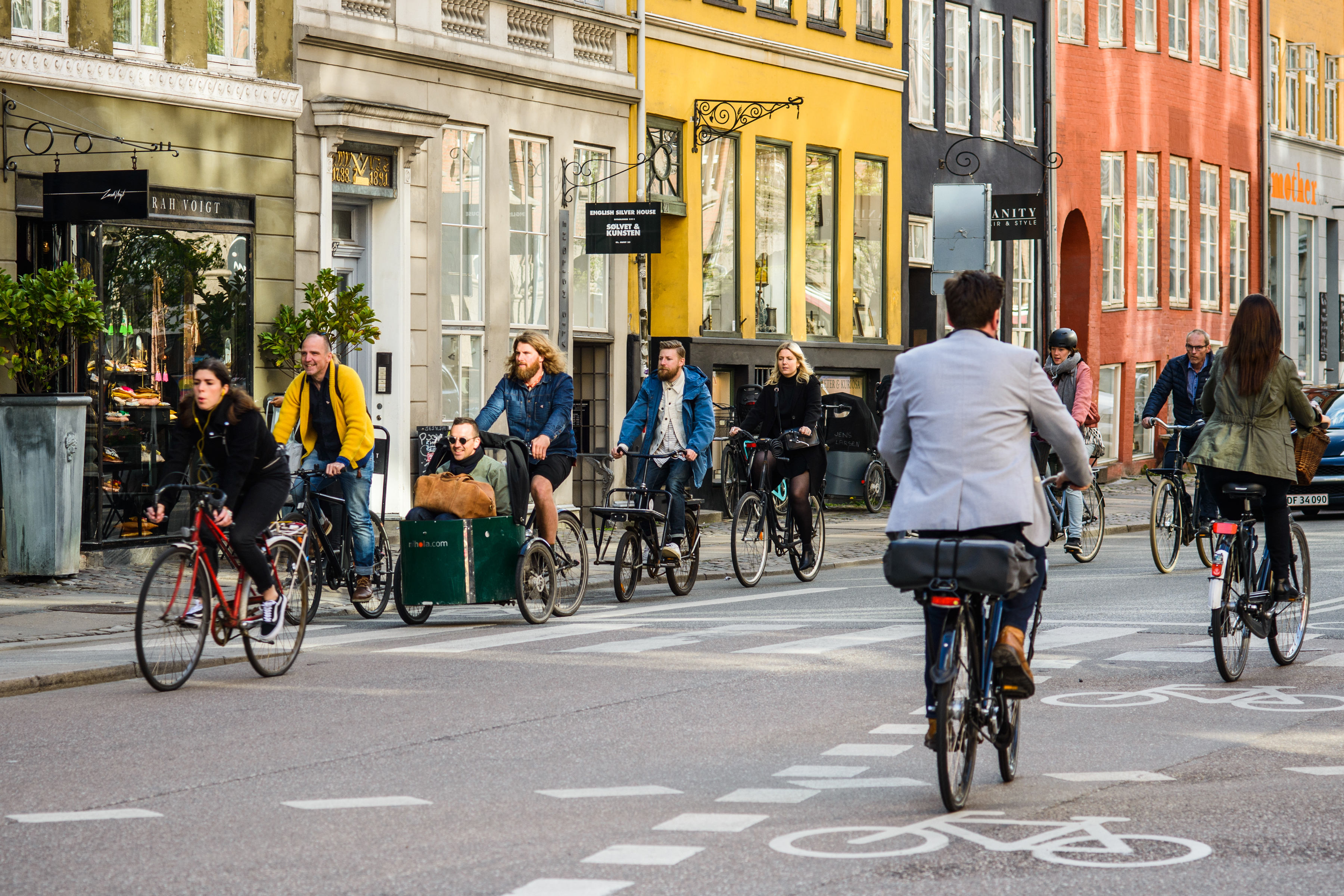 Велодорожки в Копенгагене
