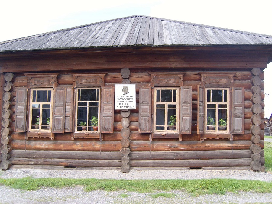 Дом в музее «Шушенское», где жил Владимир Ленин. Фото: Vyacheslav Bukharov / Wikimedia 