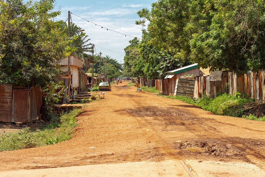 Улица в Банги