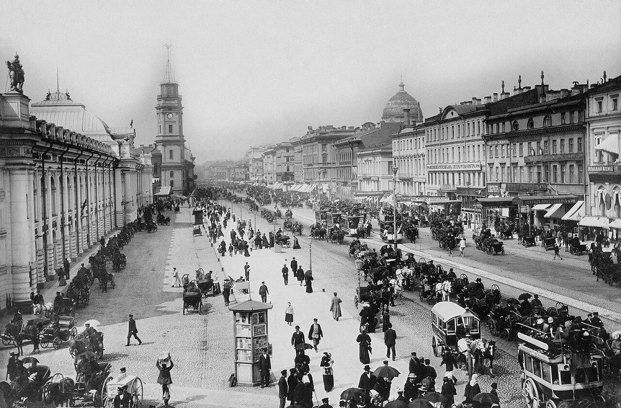  Невский проспект в 1917 году 