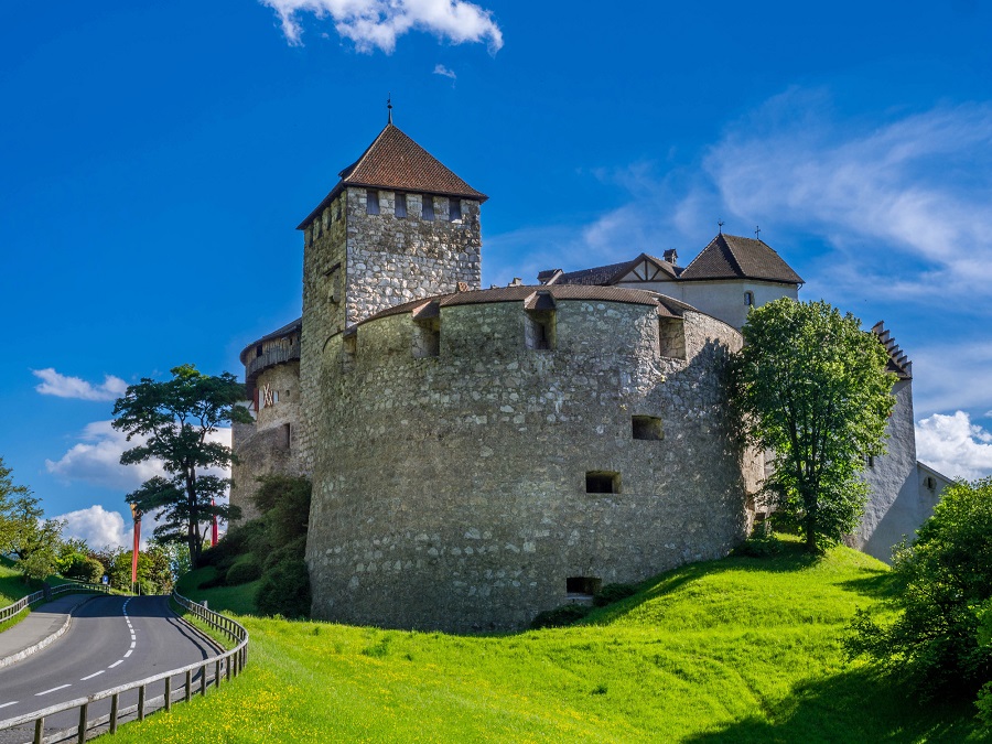 Замок Вадуц, резиденция князя