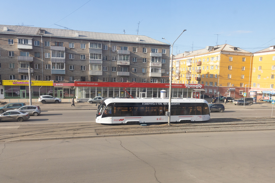 Трамвай в Красноярске