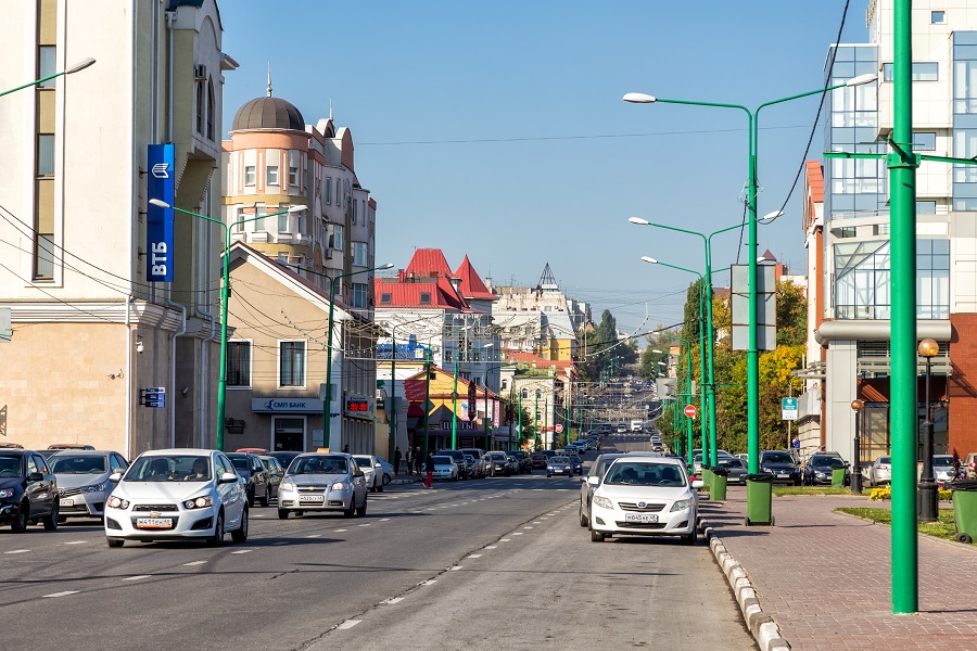 Дорога в Липецке Дорога в Липецке