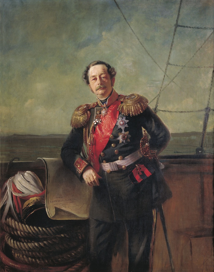 Портрет графа Николая Муравьёва-Амурского, художник Константин Маковский, 1863 год