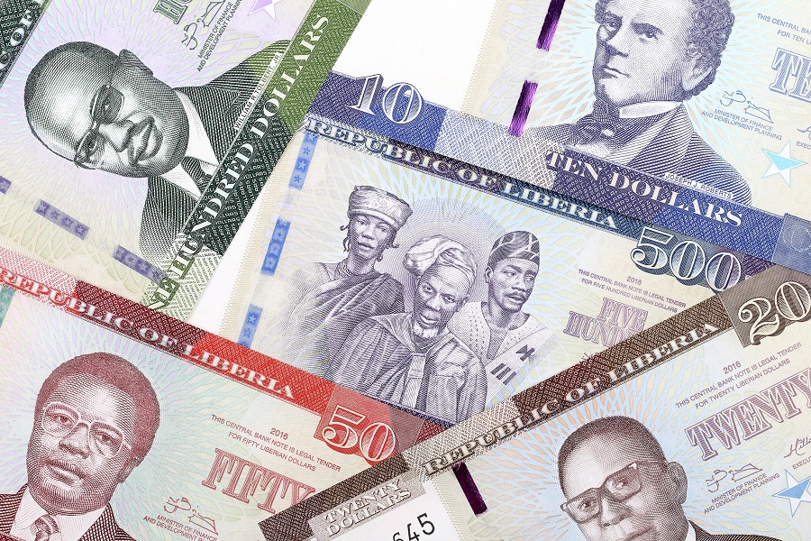  Либерийские доллары 