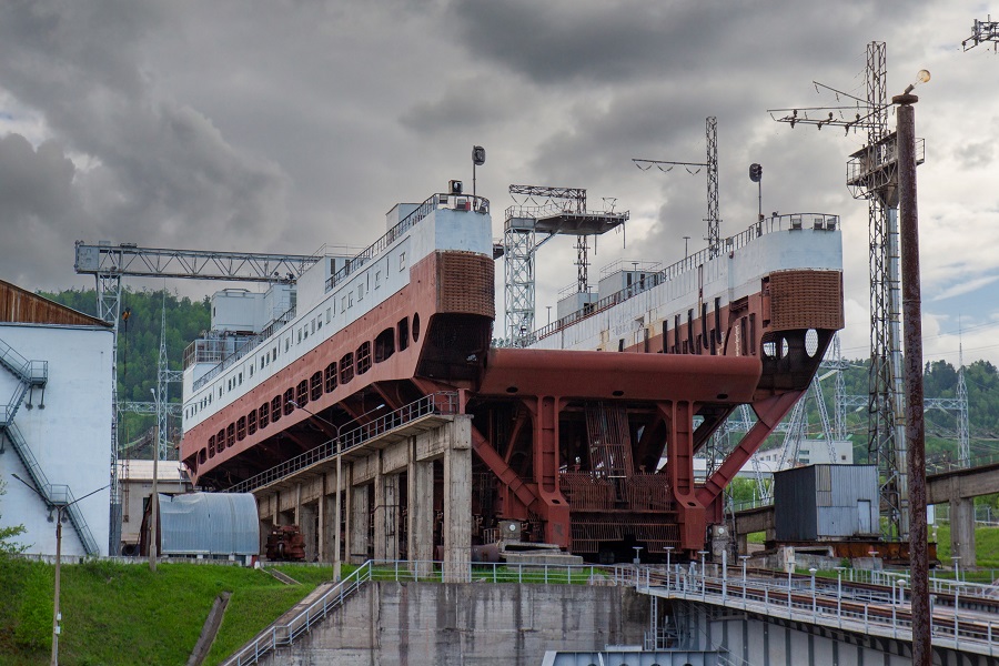  Судоподъемник Красноярской ГЭС 