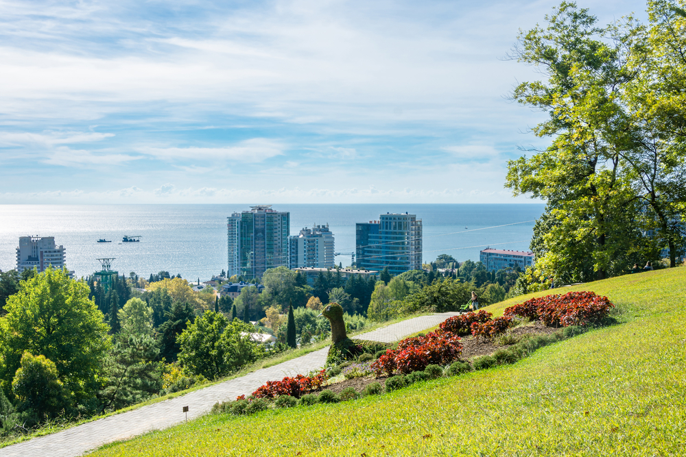Город Сочи Море Фото