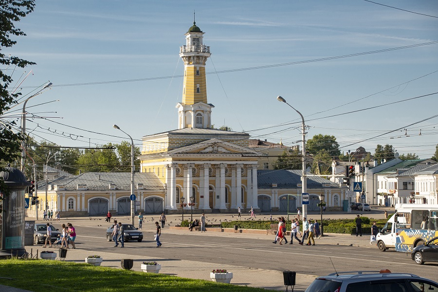  Пожарная каланча на площади Сусанина, Кострома 