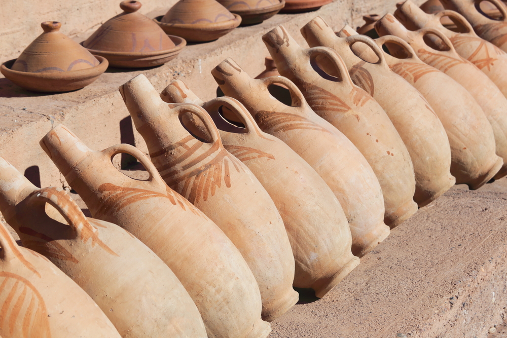 Керамика из Гелаллы, Джерба, Тунис. 