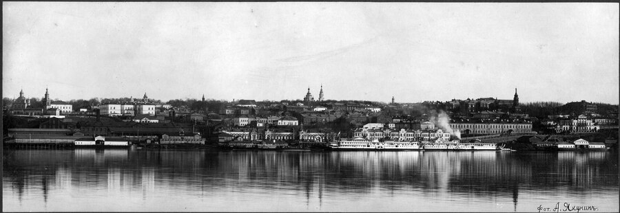 Набережная реки Камы в Перми, 1911 год. Фото: wikimedia/Александр Якунин