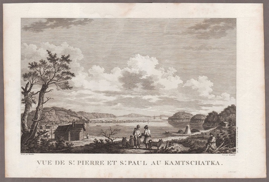 Гавань Святых Петра и Павла (сегодня это Авачинская бухта). Гравюра, 1798 год.  Фото: общественное достояние