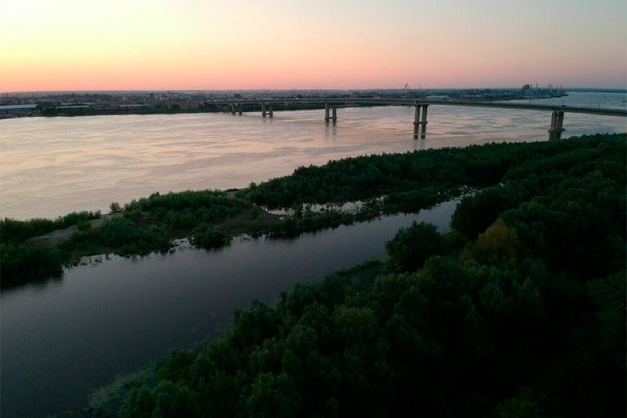  Мост в Астрахани 
