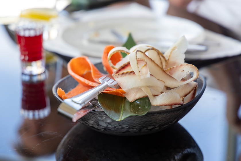 Строганина из разных видов рыбы