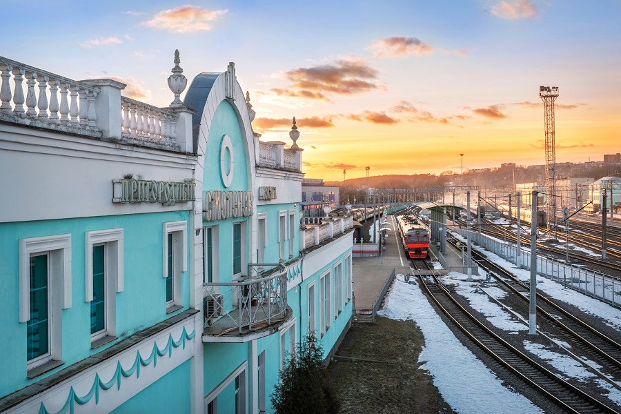  Железнодорожный вокзал Смоленска