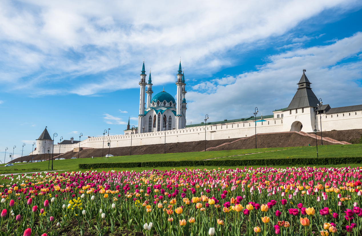 Вид на Кремль в Казани