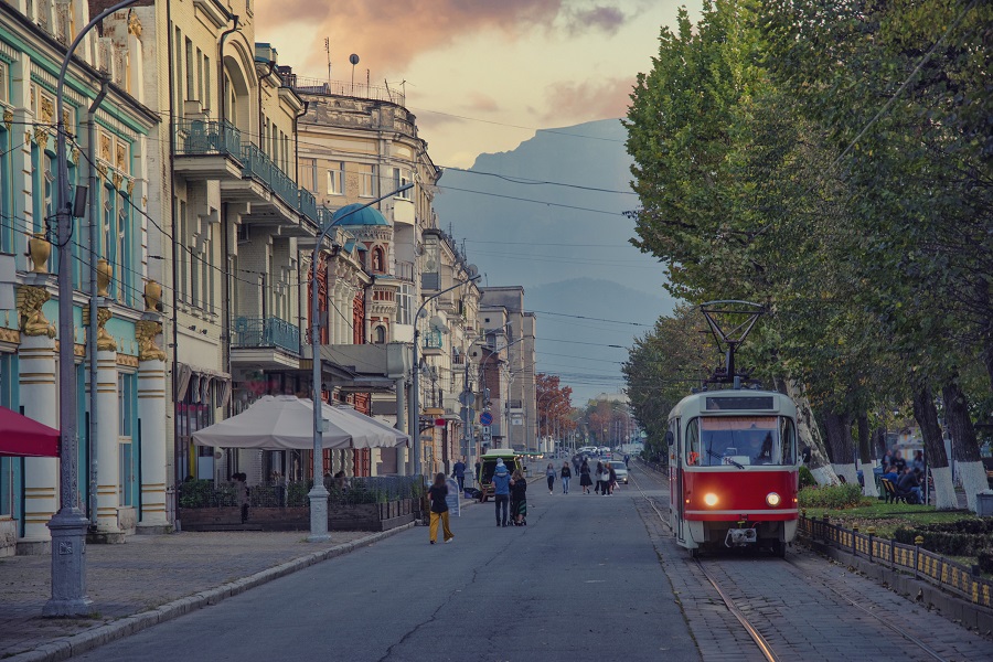  Трамвай во Владикавказе