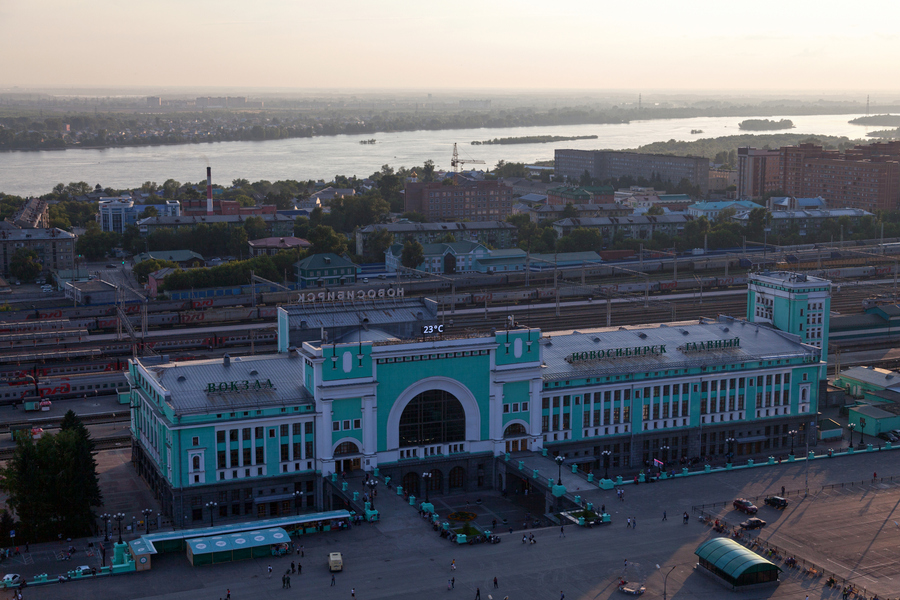  Вокзал в Новосибирске 