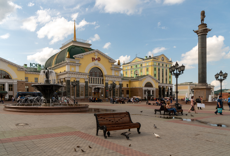 Вокзал в Красноярске