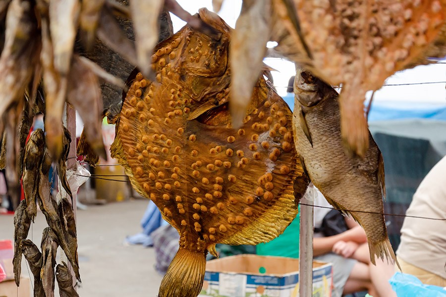  Рыба на рынке в Геленджике 