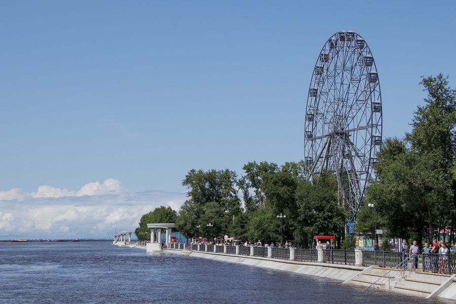  Парковая зона стадиона имени Ленина, Хабаровск 