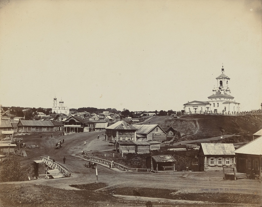 Мост через реку Сутолоку и Троицкая церковь в Уфе, до 1895 года. Фото: wikimedia/неизвестный автор