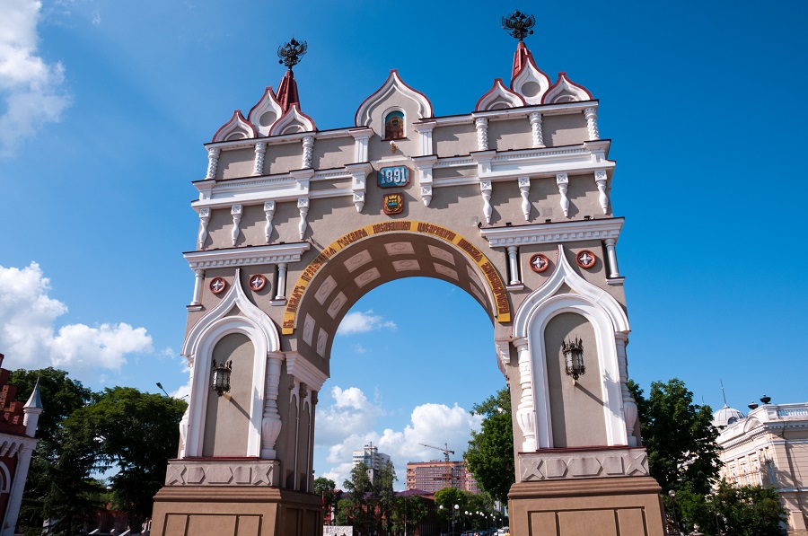  Триумфальная арка, Благовещенск 