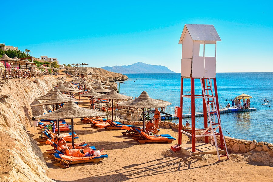 Пляж в Шарм-эль-Шейхе