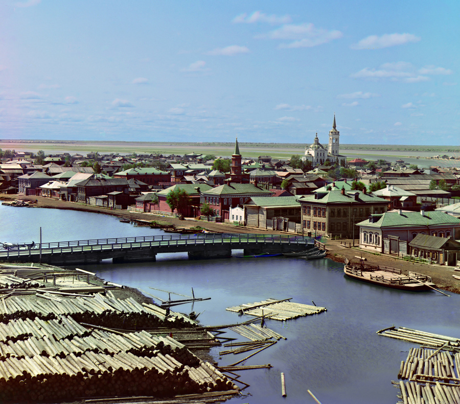 Тобольск, съёмка Сергея Прокудина-Горского, 1912 год. Фото: wikimedia/Сергей Прокудин-Горский