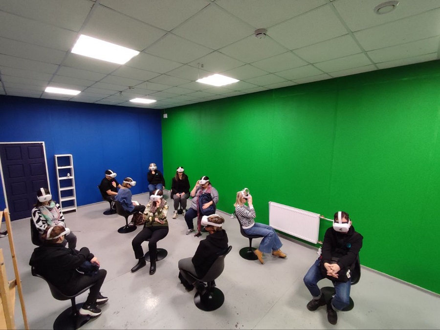  Зал виртуальной реальности на Ленфильме. Фото: Дина Бабаева 