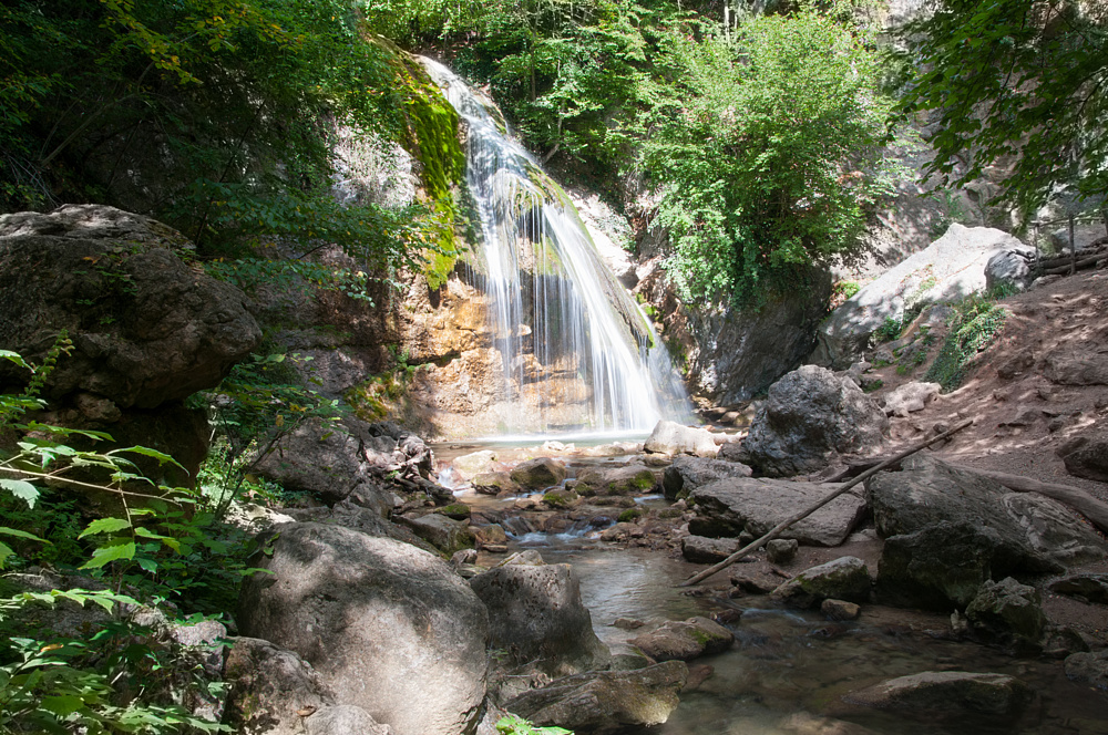 Водопад Джур-Джур, окрестности Алушты, Крым