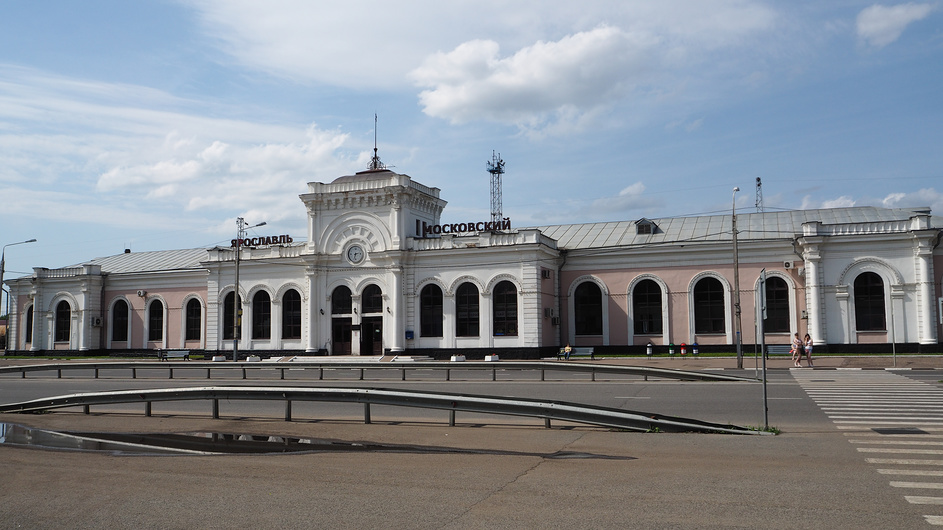 Московский вокзал в ярославле фото